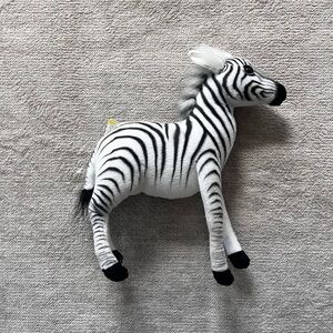 Hansa Zebra, Baby (3452) Plush Realistic looking